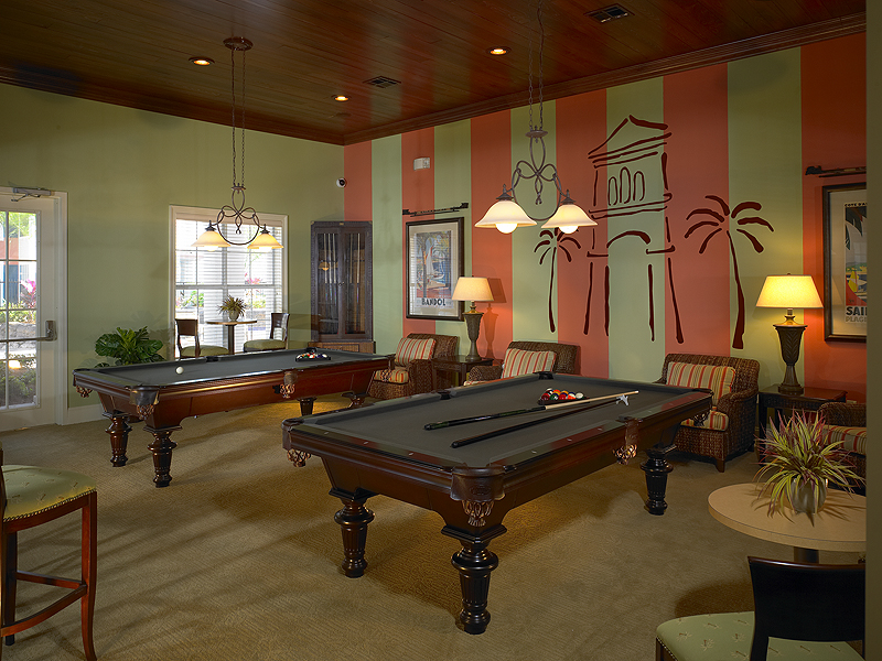 Calypso Bay billiard room